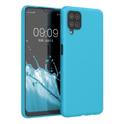 Husa pentru Samsung Galaxy A12, Silicon, Albastru, 54048.223 foto