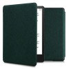 Husa Kindle Paperwhite 11 (2021) kwmobile Verde Textil Flip Cover cu Auto Sleep/Wake