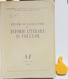 Studii si cercetari de istorie literara si folclor 1-2 anul VIII 1959