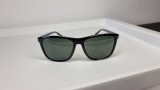 Ochelari de soare Wayfarer Polarizati - Rama neagra Lentile verzi, Unisex, Protectie UV 100%