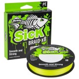 Fir Textil Berkley Sick Braid, HV Yellow, 150m, 0.06mm, 5.4kg