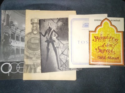 5 PROGRAME OPERA TEATRU TOSCA LIVADA DE VISINI ETC foto