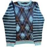 Bluza baiat, culoarea albastru, marime 6-7 ani