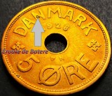 Moneda istorica 5 ORE - DANEMARCA, anul 1923 * cod 1016 mai rara + eroare batere