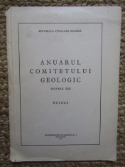 ANUARUL COMITETULUI GEOLOGIC , VOLUMUL XXX , 1957