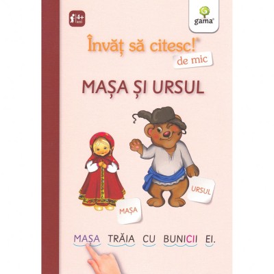 Masa si ursul/ Invat sa citesc de mic foto