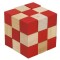 Joc logic IQ 3D Puzzle Cub natur-rosu, Fridolin