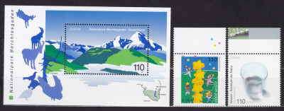 GERMANIA 1999/2000/2001 EUROPA CEPT 2 SERII+BLOC MNH foto