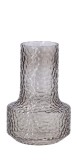 Vaza sticla gri 17 x 25 cm