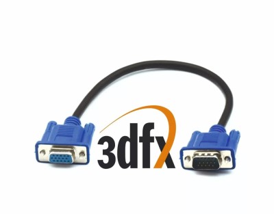 Cablu video patch vga placa video 3dfx Voodoo 1 Voodoo 2 foto