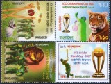 Bangladesh 2007 - Cricket World Cup, sport, tigru, serie neuzata