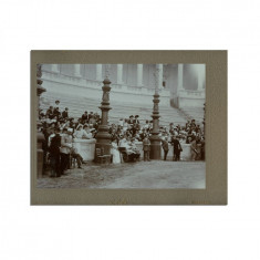 Regina Elisabeta la Arenele Romane, fotografie de epocă, atelier Julietta