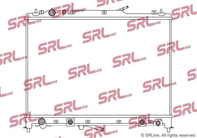 Radiator Mazda Cx-9 07-16, motor: 3.7 V6, 747x500x26, SRLine, Aluminiu/ Plastic brazat, CY0315200F foto