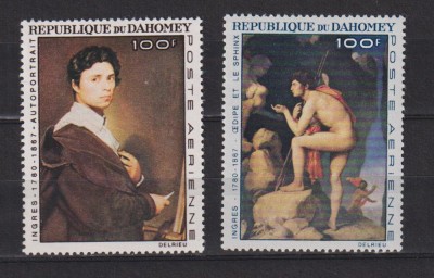 DAHOMEY PICTURI 1966 MI. 307-308 MNH foto