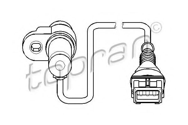 Senzor turatie,management motor BMW Seria 5 Touring (E61) (2004 - 2010) TOPRAN 500 988