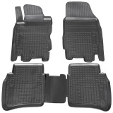 Set de 4 covorase cauciuc 3D stil tavita premium pentru Nissan Note din 2005-2013