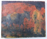 L. T. Muszynski &quot;In Mexico&quot; pictura ulei pe panza 1963, Peisaje, Realism