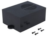 Carcasă alarmă ABS neagră 64x85x36mm