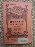 HORATIU ODE SI EPODE CARTEA A IIIA BIBIOTECA PENTRU TOTI NR 1324
