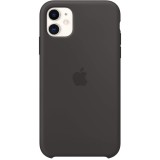 Husa iPhone 11 Silicon Antisoc Neagra MyStyle, Protectie Camera si Ecran
