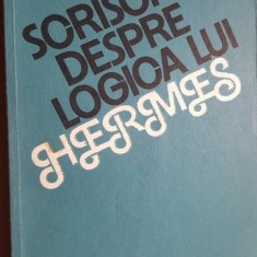 Scrisori despre logica lui Hermes- Constantin Noica