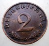 B.010 GERMANIA 2 REICHSPFENNIG 1937 D, Europa, Bronz