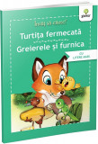 Invat sa citesc Turtita fermecata Greierele si furnica