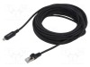 Cablu USB 3.2 la RJ45, USB-C, 5m, Cat 6, LOGILINK, negru
