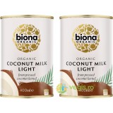 Pachet Bautura de Cocos Light Ecologic/Bio 400ml+400ml
