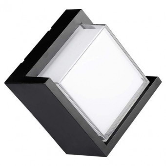 LAMPA LED 12W IP65 4000K ALB NEUTRU - NEGRU foto