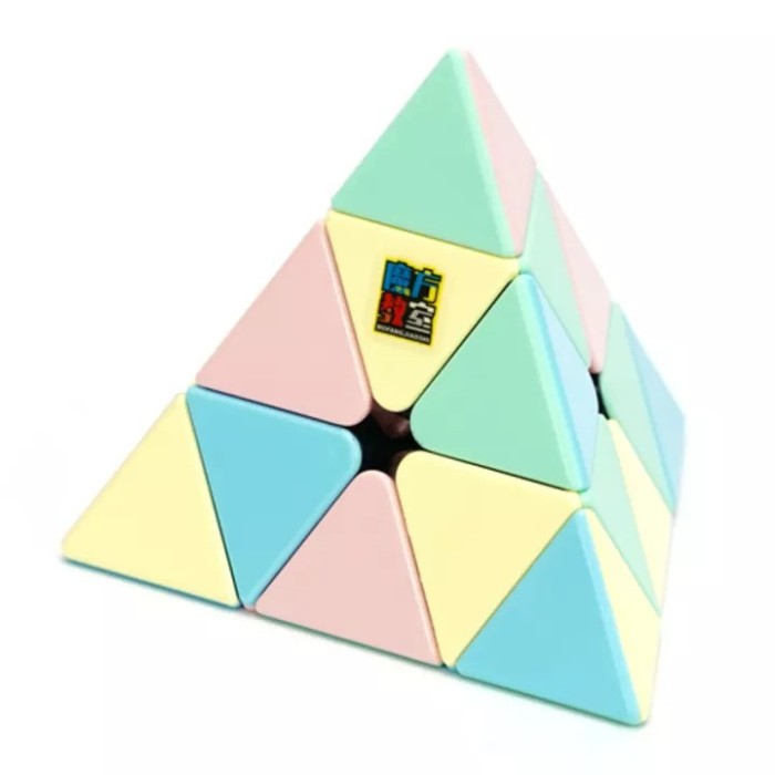 Cub Magic 3x3x3 Moyu MoFang Meilong Pyraminx, Stickerless macaron, 254CUB