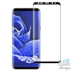 Folie Sticla Protectie Display Samsung Galaxy S9 Plus Acoperire Completa Neagra foto