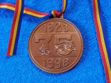 Medalie industrie - 75 de Ani de Metalurgie Romaneasca BRASOV 1923-1998