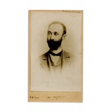 Nicolae Iorga la 27 de ani, fotografie cu dedicație, 1898