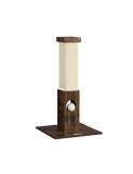 Cumpara ieftin Stalp de zgariat pentru pisici, Feandrea, PCA021X01, Maro Rustic, 73 cm