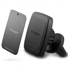 Spigen - Car Holder (H12) - Air Vent Mount with Magnetic Grip and 360 Rotation - Black foto