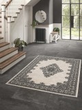 Cumpara ieftin Covor Premium Belgian Model Valencia 22401-666, Marime 120 x 170 cm, Gri, Antialergic, Polipropilena, Living, Dormitor, Sufragerie, Birou