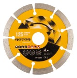 Disc diamantat segmentat Rotor 125 mm (22.23 mm) pentru polizor unghiular &ndash; beton, beton armat, ceramica