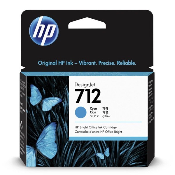 Cartus Original HP 712 3ED67A Cyan 29ml