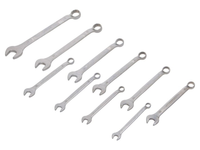 Set Chei Cotită Combinată 10 Bucăți