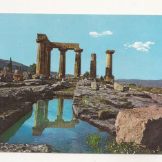 FA54-Carte Postala- GRECIA - Corint, Temple of Apollo, necirculata, 1972