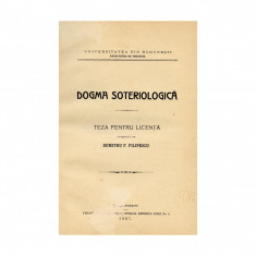 D. F. Filipescu, Dogma Soteriologică, cu dedicație către Ion I. C. Brătianu