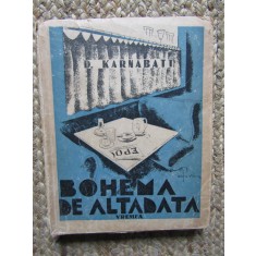 D. Karnabatt - Boema de Altadata (ed. princeps, 1944) coperta Ion Anestin, bibliofilie