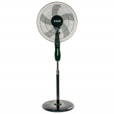 Ventilator cu picior Zass ZFTR 1615, 45 W, Timer, 3 viteze, Programator pana la 7,5 ore, Oscilatie 90&amp;#186;, Silentios, Telecomanda, Negru