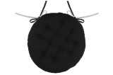 Pernă De Scaun Ronde Duo Negru/In 38X38 Cm, Culoare Negru/In, 100% Bumbac