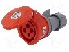 Conector alimentare AC, IEC 60309, IP44, 32A, 380/415V AC, 4 pini, Famatel - 23302