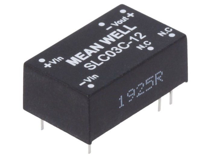 Convertor DC/DC 3W 36-75V la 12V