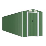 Cumpara ieftin Sopron de gradina, verde, 192x855x223 cm, otel zincat