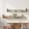 vidaXL Raft de perete 2 pcs Lemn vechi 80 x 16 x 14 cm Lemn compozit