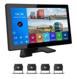 Cumpara ieftin Kit DVR auto cu 4 camere 1080P, monitor touch 10.1 inch, 170 , IR, IP67, camioane, autocare, RV(rulote)